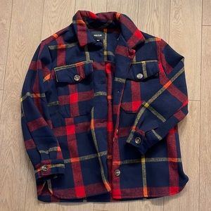 PLAID COAT